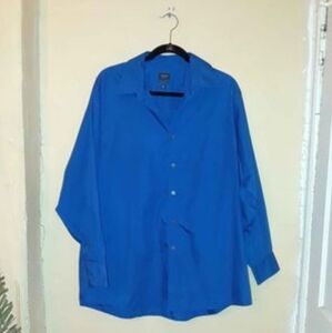 Arrow Classic men blue button down casual shirt size 17